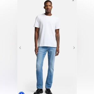 7 For All Mankind Straight Landing Mid Rise Jeans